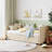 Twin Size Upholstered Daybed With Pop Up Trundle, Day Bed-408568945