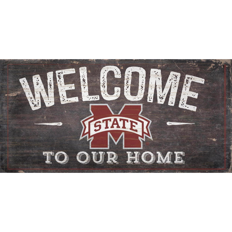 Décoration murale ncaa welcome, Mississippi State Bulldogs