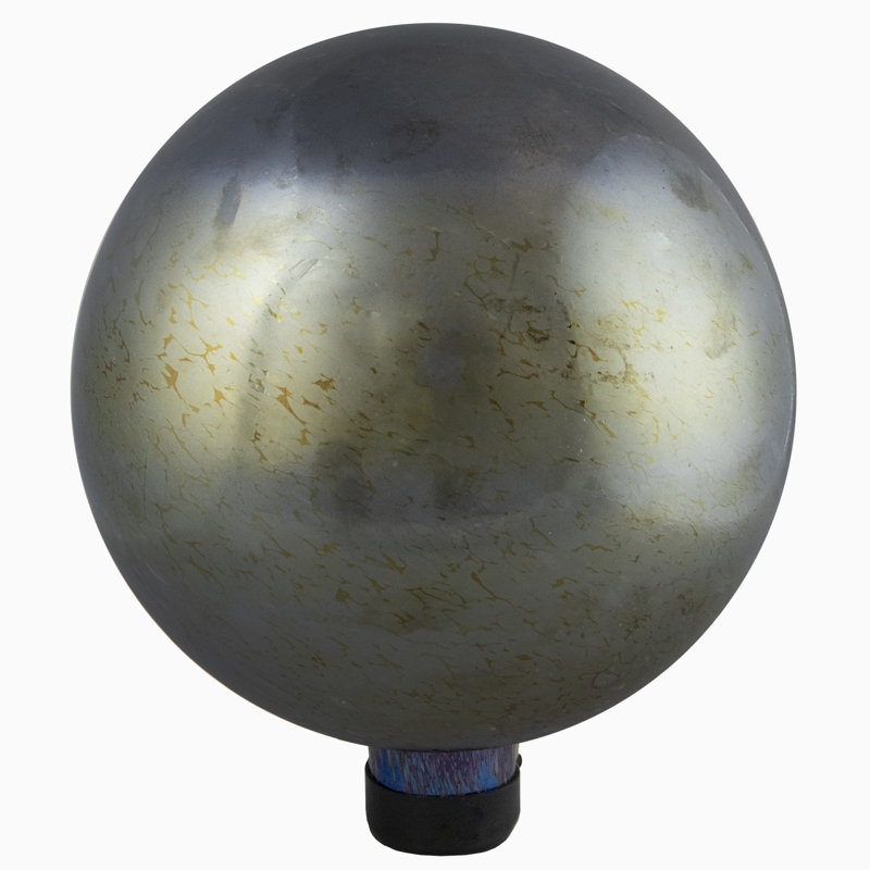Boule de jardin en verre 10 po
