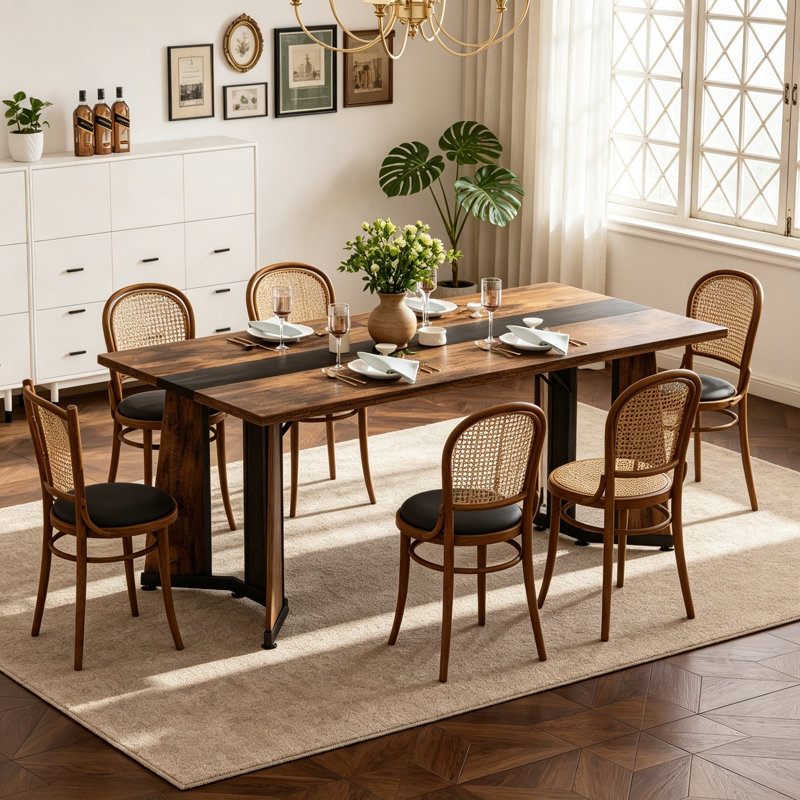 70.9"Rectangular Large Dining Table