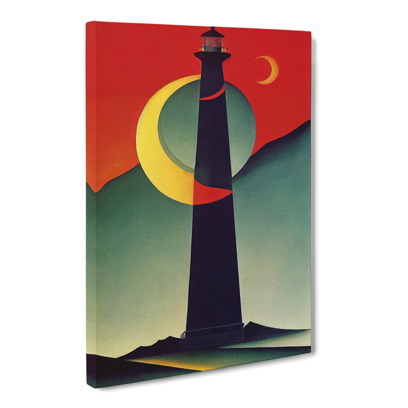 Lighthouse Impressionism Vol.1 - Wrapped Canvas, 50cm H x 35cm W x 3cm D