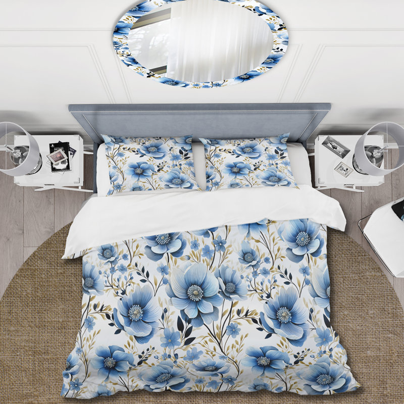 Ensemble de housse de couette Watercolor Whimsy, Housse de couette pour très grand lit et 2 très