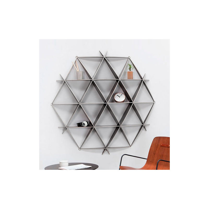 4 Piece Cube Shelf, Black, 132cm H x 132cm W x 30cm D