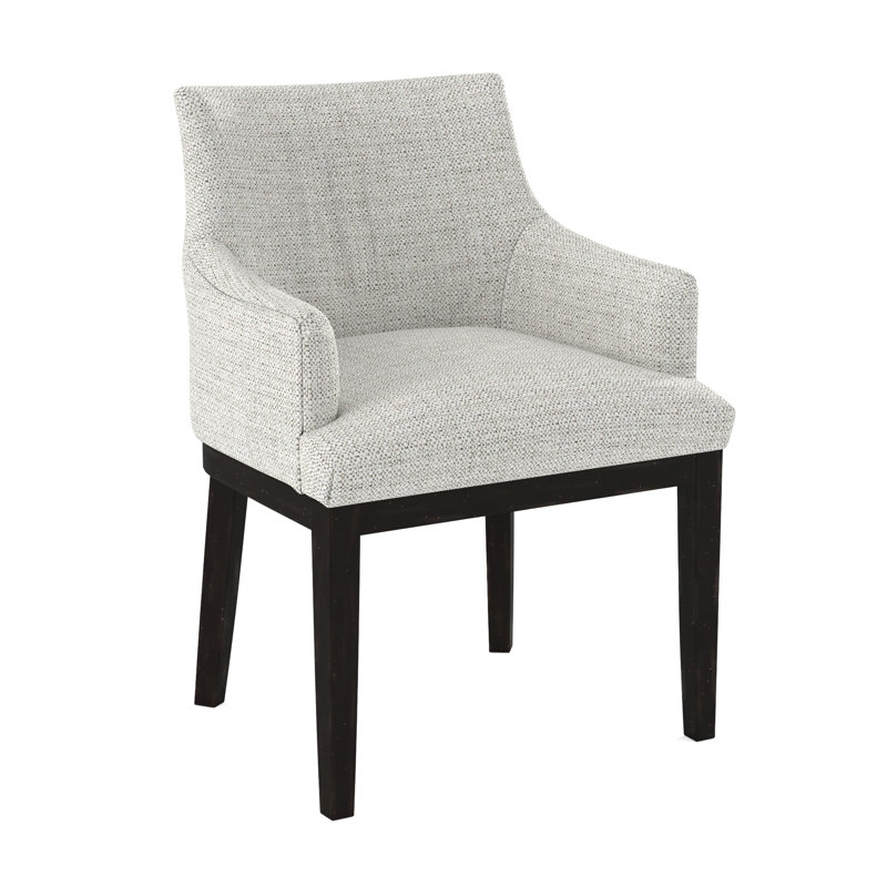 Upholstered Arm Chair, Black, 61703-88