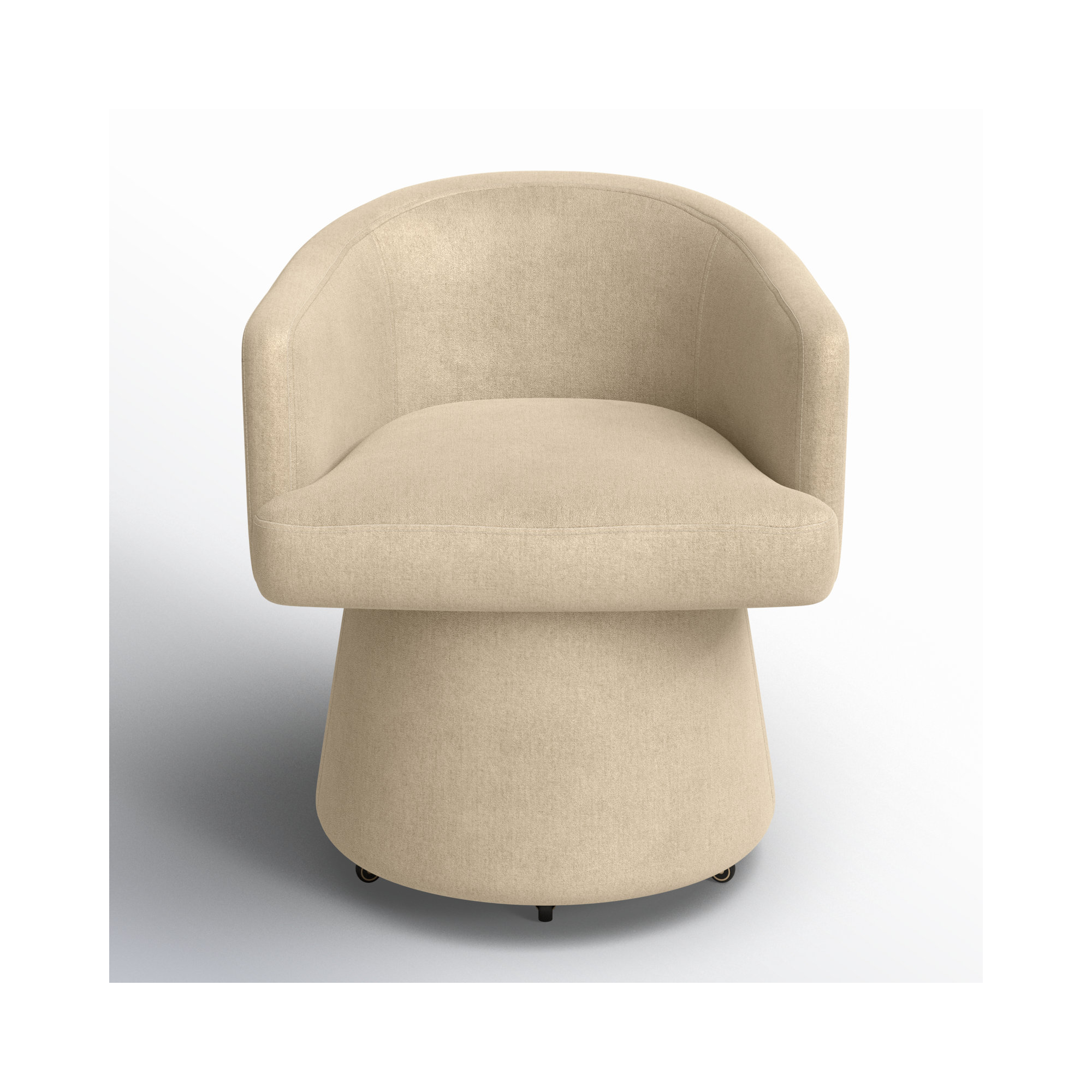 Chadbourn Recycled Fabric Office Chair, Beige