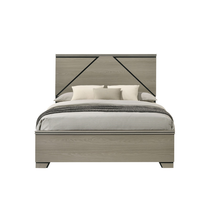  Grider Standard Bed, King, Weathered Gray 1
