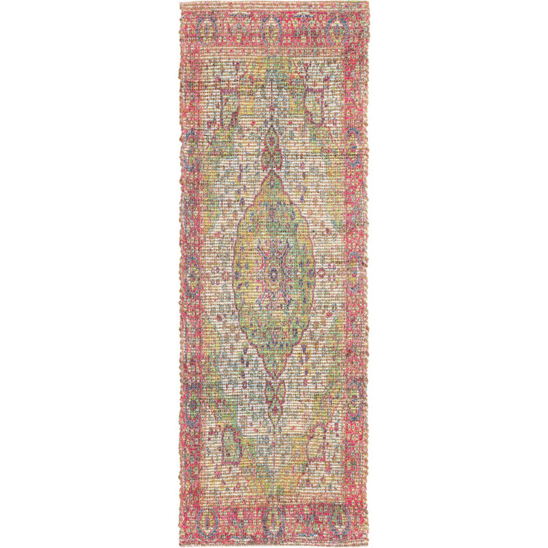 Tapis de couloir en coton Micharl, Tapis de couloir 2 pi 2 po x 6 pi 1 po