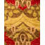 Tapis vert / ivoire / rouge noué à la main de conception unique 8 pi 1 po x 9 pi 7 po Weern Arts & Crafts