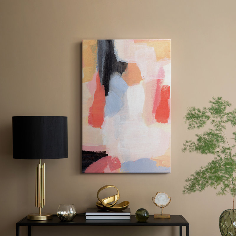 Scarlet aérien II - galerie Cavas sur mesure, H 36 po x l 24 po
