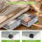 2-Pack Underbed Storage Containers with Clear Lids, Under Bed Shoe Storage Organizer Bins, Rolling Under Bed Storage for Clothes Shoes Blankets