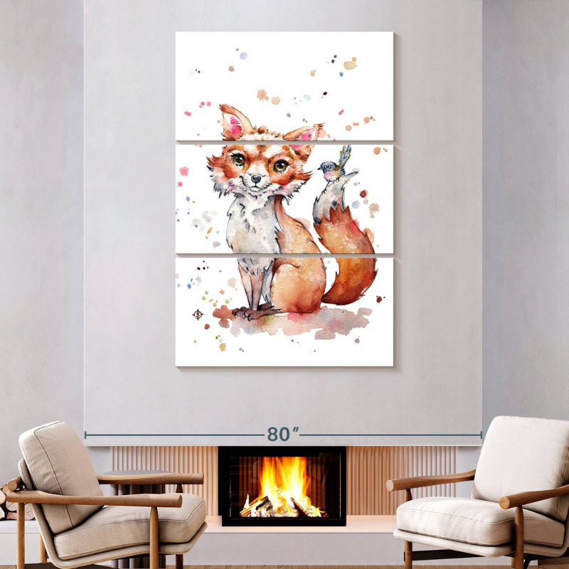Brampt Sweet Fox, 74" H x 48" W