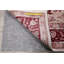 Tapis zone en laine beige/rouge 8 pi x 10 pi 2 po one-of-kind à la main-noué la 2000s Chavarria