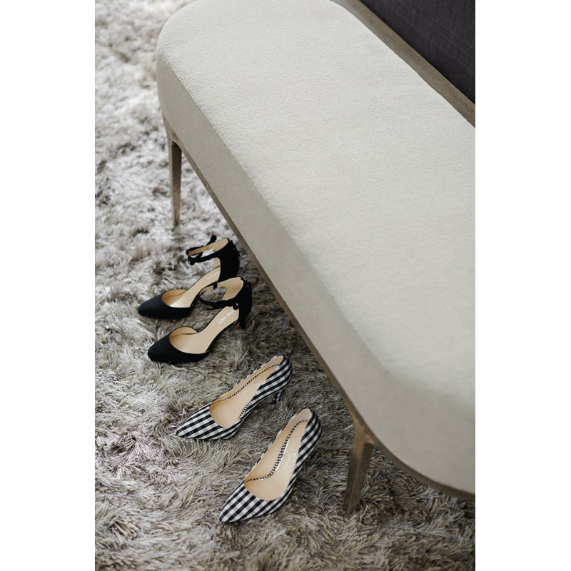 Linea Polyester Upholstered Bench