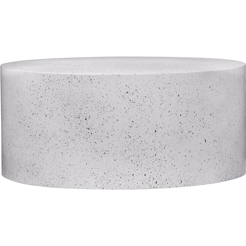 Table basse Terrazzo, Terrazo blanc
