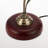 Dontea Retro Metal Desk Lamp with Flower Glass Shade