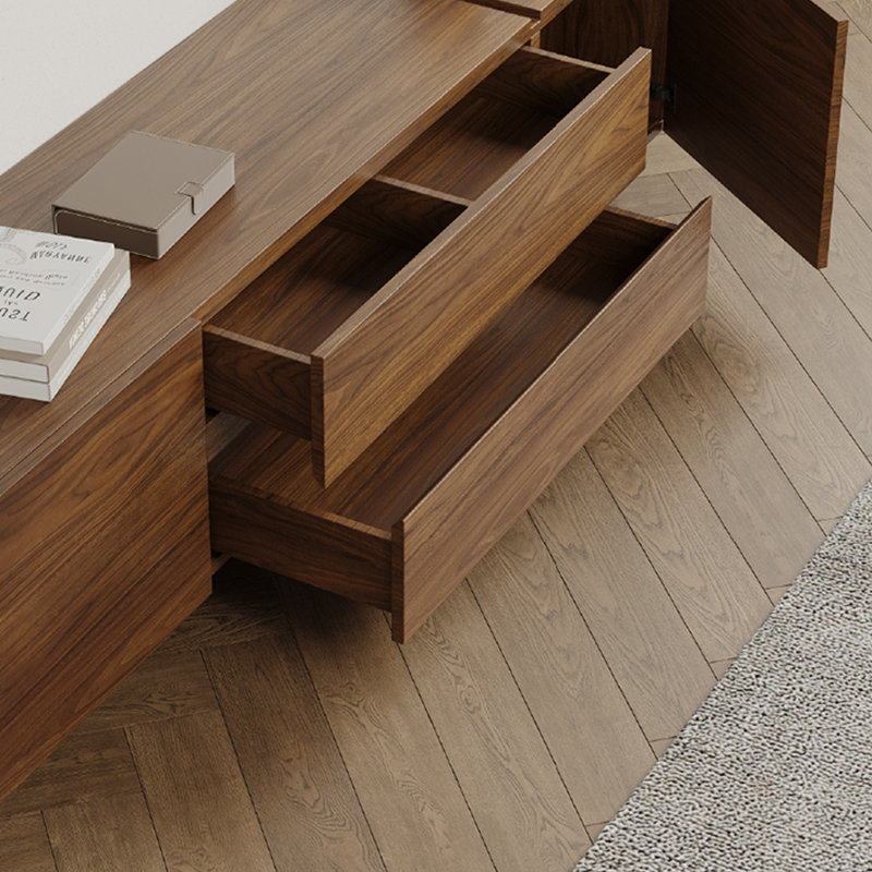Minimalist TV Stand with Spacious, 78.74"