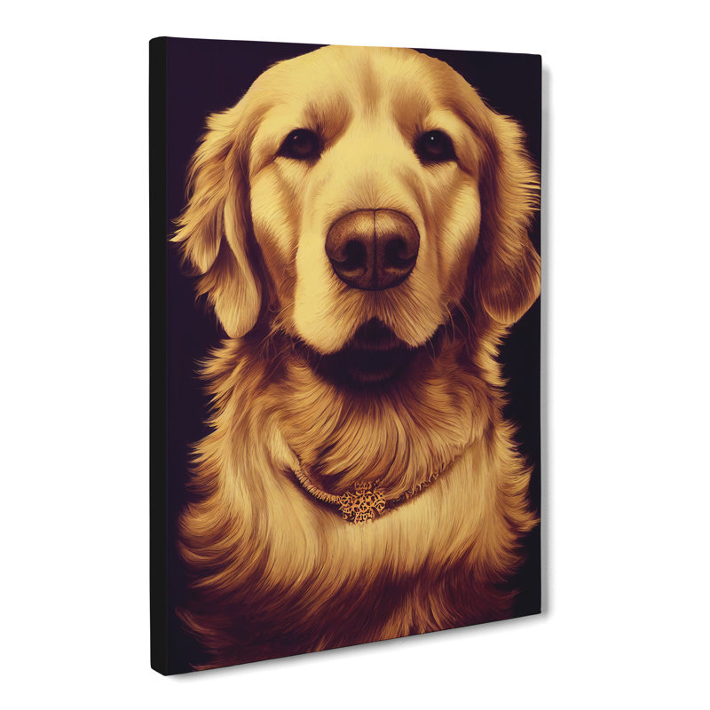 Golden Retriever Vol.1 - Wrapped Canvas, 60cm H x 40cm W x 3cm D