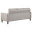 Harvey Beige 2-Piece Upholstered Tufted Sofa Set