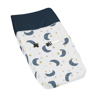 Bear and Moon Star Changing Pad Cover