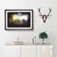 Melbourne Australia Skyline Abstract - Single Picture Frame Print on MDF-56735322-56735326