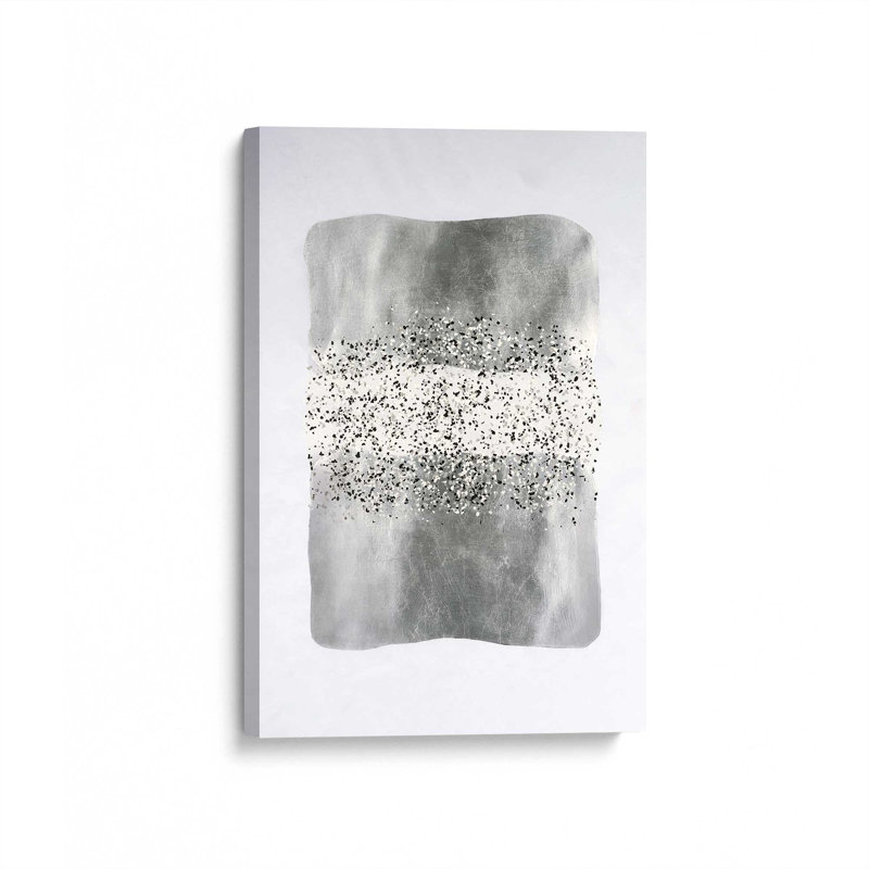 Toile tendue Metallic Rainfall II, H 12 po x l 8 po