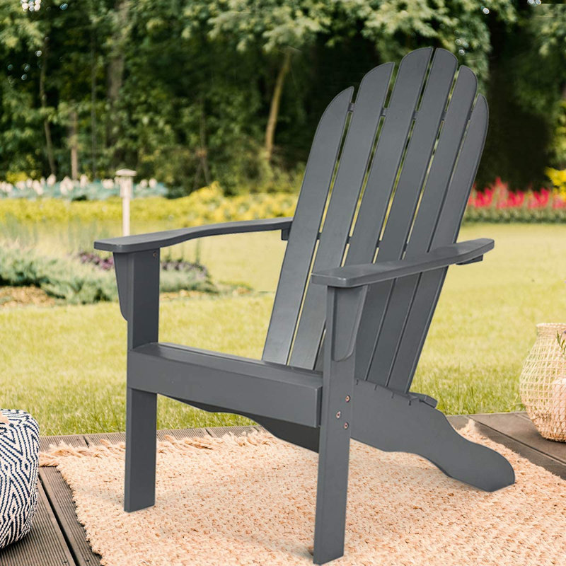 Adirondack House by the Sea Garden Chair, Grey