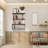 3 Piece Floating Shelves with Storage Basket