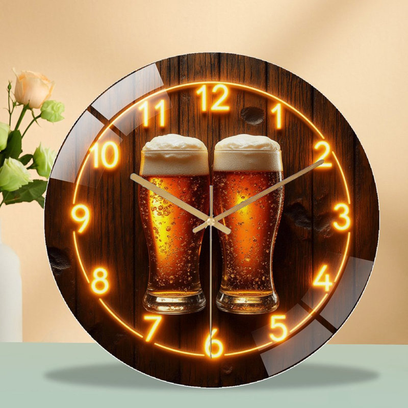 Horloge murale artisanale 12 po