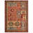 Crayton Machine Made Heatset Polypropylene Area Rugs  - Rectangle, Red Color, Oriental Design, Low Pile Machine Made Area Rugs for Living Room, Bed Room -30779246