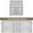 78.7" H Hallway Tree With 5 Drawers And 5 Storage Cubbies-16860147