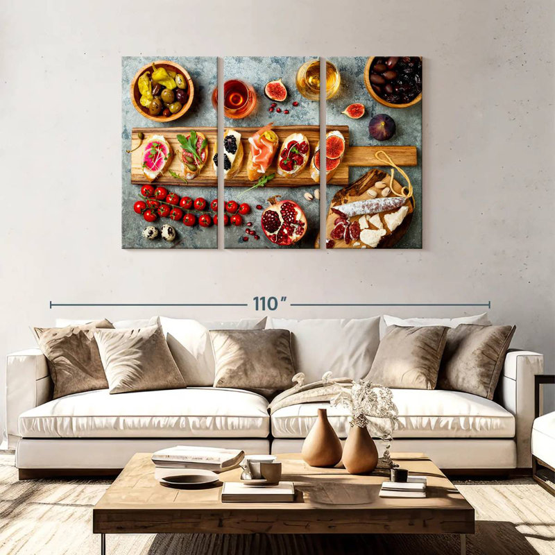 Yarlin, Antipasti italien, H 48 po x l 74 po
