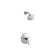 Elate Rite-Temp Shower Trim Kit With Push-Button Diverter, 2.5 Gpm