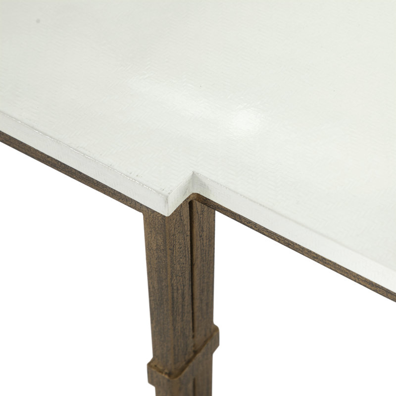 Stevens Frame Coffee Table, Antique Textured Gold