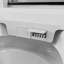 Toilette intelligente avec siège chauffant ergonomique, ouverture automatique du couvercle, bouclier en mousse, laveuse et sécheuse à bidet / chauffe-eau instantanés, stérilisation UV, chasse automatique / d'appoint 1,2 GPF, veilleuse, télécommande, allongée, blanc