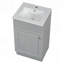 Meuble-lavabo de 18 po avec lavabo, porte à fermeture douce et tablette réglable pour un rangement et une durabilité optimaux-129184300