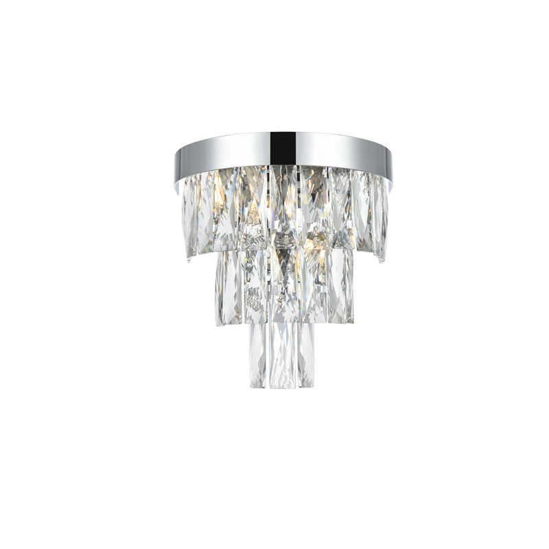 Applique murale 10 pouces Iva , Chrome chrome