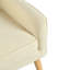 Chaises d'appoint confortables en bois de polyester de style Mid-Century moderne