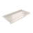 DreamLine SlimLine 36 inch D x 60 inch W x 2 3/4 inch H Single Threshold Biscuit Alcove Shower Base with 2 inch Brushed Nickel Right Round Drain-118321999-118321997
