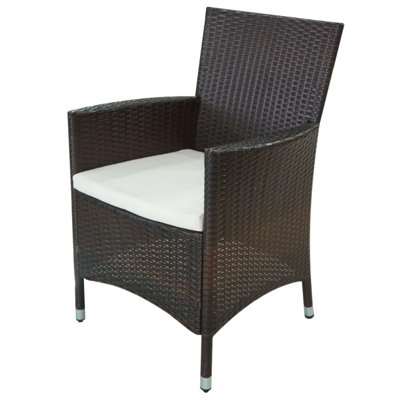 Ensemble repas rectangulaire avec coussins Kruse