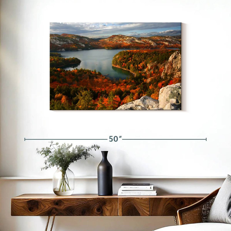Autumn In Killarney Lake, 24" H x 36" W