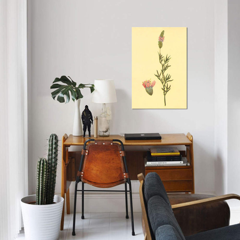 « prairie trèfle », impression sur toile, H 12 po x l 8 po x P 0,75 po, Pas de tapis, Toile tendue
