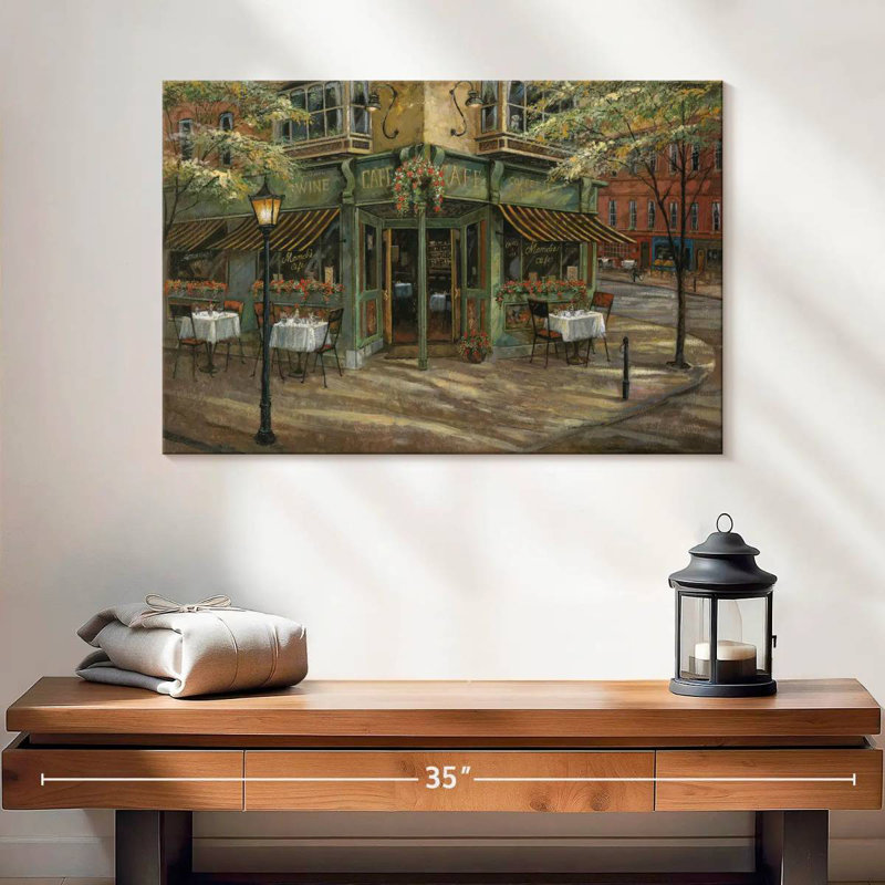 Lilie Mandi's Cafe, 16" H x 24" W