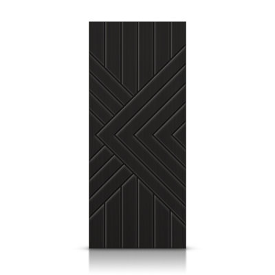 Porte standard à panneaux en bois