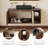 Antonanzas 35.83'' Single Bathroom Vanity with Glossy Sintered Stone Top-680156671-680156669
