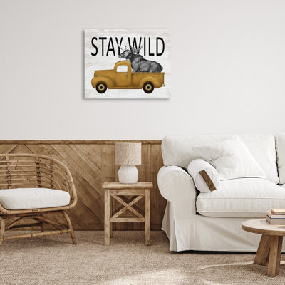 «Stay Wild Moose Truck Canvas», design par Lettré et doublé