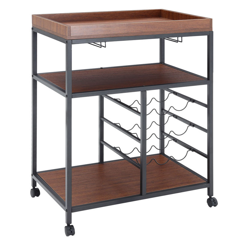 Braxtan Metal Bar Cart