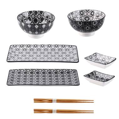 vancasso Haruka 8-Piece Sushi Set Gift Box Porcelain Japanese