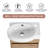 Eleby 17.14'' Single Bathroom Vanity with Ceramic Top
