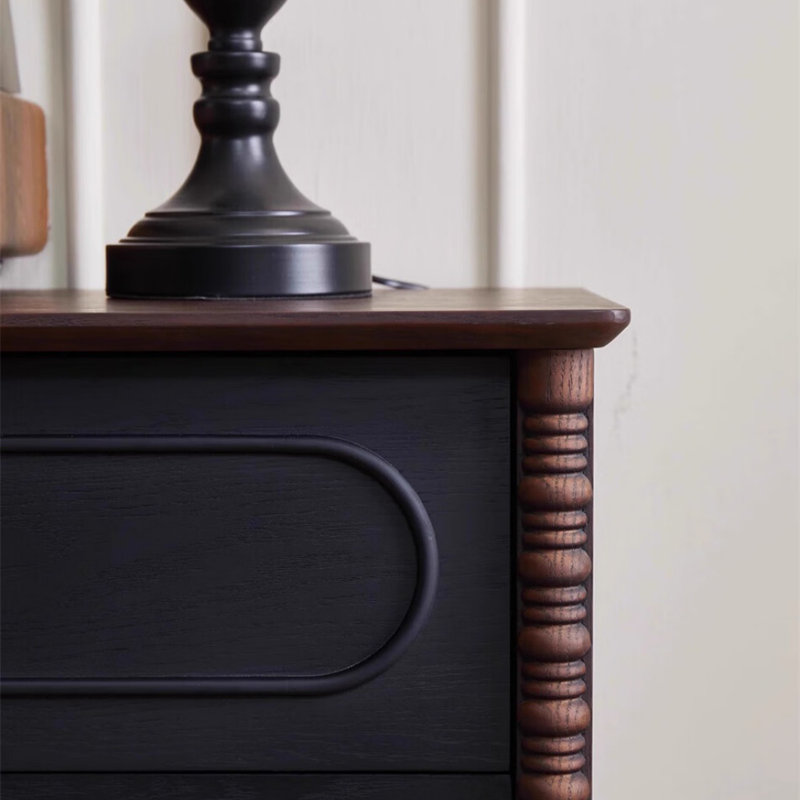 Buffet rétro français, H 33,46 po x l 62,99 po x P 15,75 po
