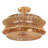 16 In. 2-light Bohemian Woven Rope Semi-flush Mount Ceiling Light-145417227